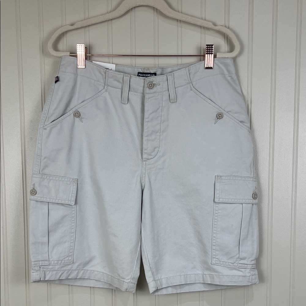 New Polo Jeans Co Ralph Lauren Cargo shorts Size 6 Vintage